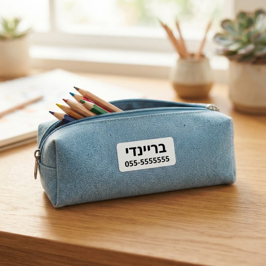 תווית שם על קלמר